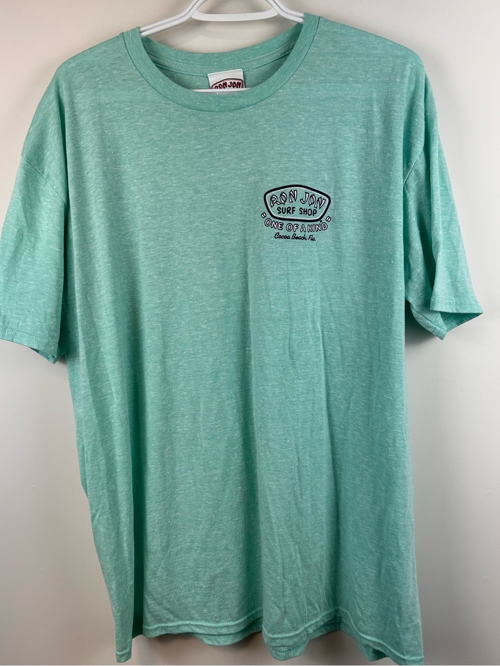 Ron Jon Surf Shop Cocoa Beach Graphic Tee Mint Green Men’s 2XL USA